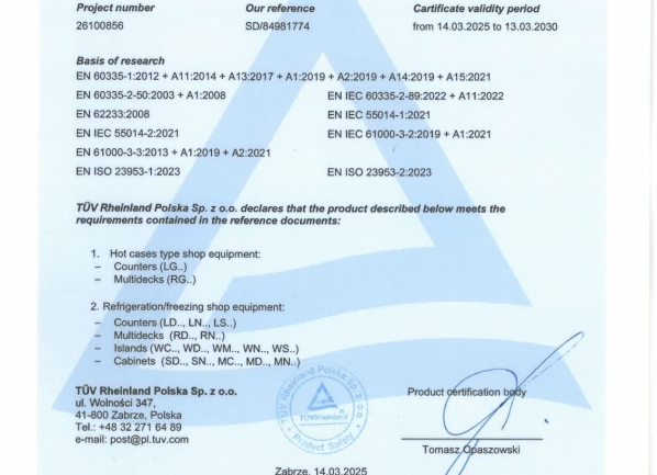 TÜV-EN Zertifikate - ENG